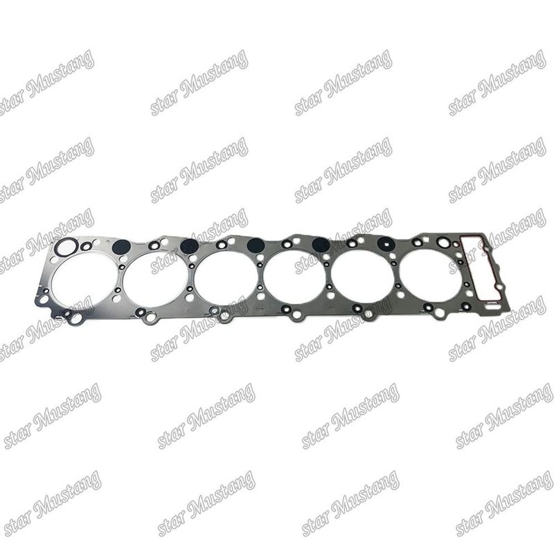 सिलेंडर हेड गास्केट 6HH1 धातु 6207-21-2110 ISUZU इंजन स्पेयर पार्ट्स के लिए