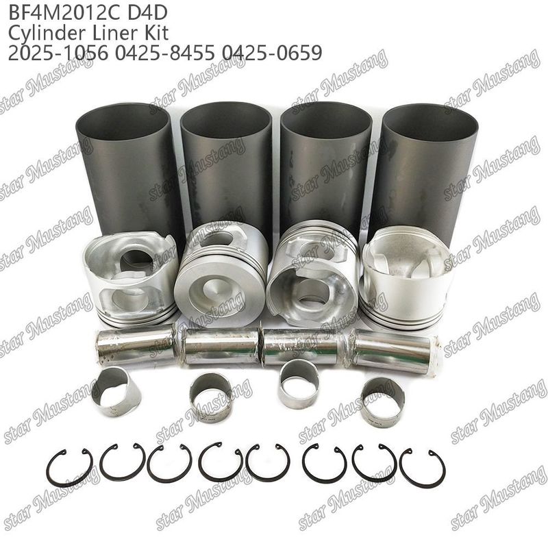 भारी वाहनों के लिए इंजन पिस्टन किट BF4M2012C D4D 2025-1056 0425-8455 0425-0659