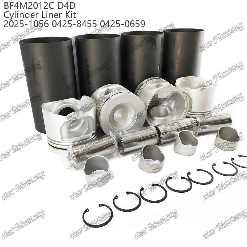 भारी वाहनों के लिए इंजन पिस्टन किट BF4M2012C D4D 2025-1056 0425-8455 0425-0659