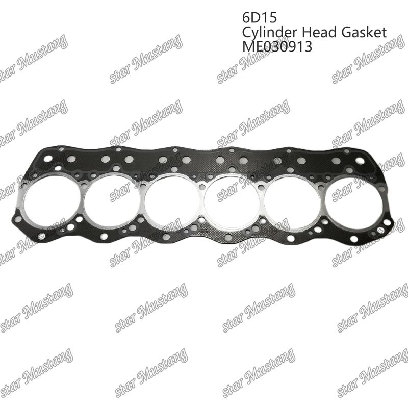 6D15 सिलेंडर हेड गैस्केट ME030913 मित्सुबिशी इंजन के लिए पुराने प्रकार का गोल छेद