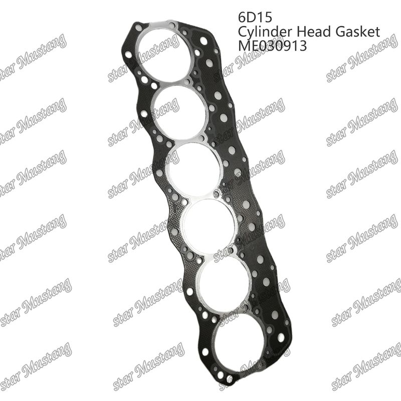 6D15 सिलेंडर हेड गैस्केट ME030913 मित्सुबिशी इंजन के लिए पुराने प्रकार का गोल छेद