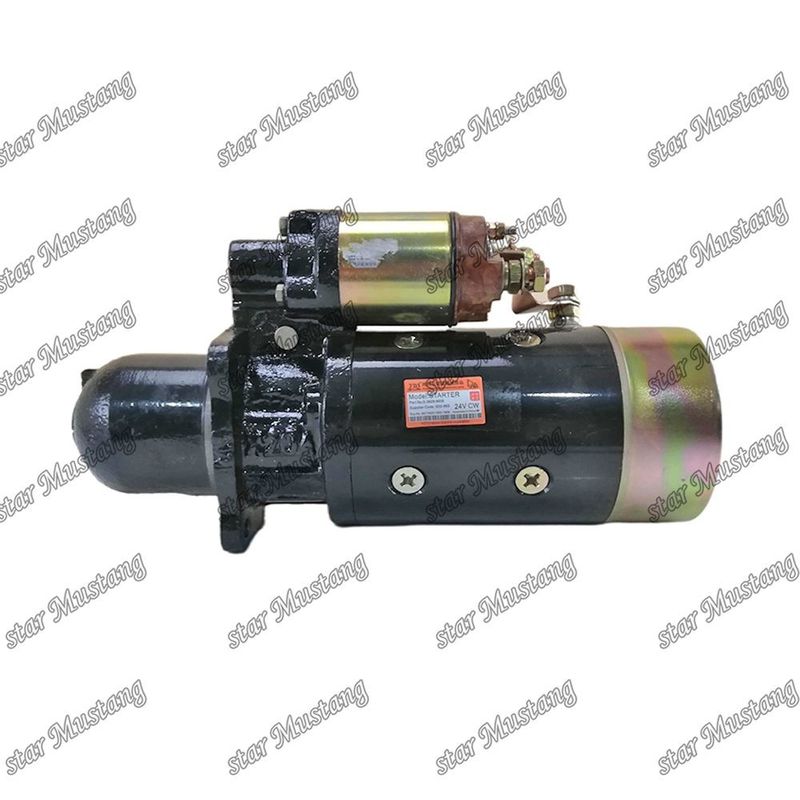 3708N 24V 10T 5.0KW 6BT5.9 4BT इंजन स्टार्टर मोटर 4934655 4935789 5336432 128000-256 CUMMINS इंजन स्पेयर पार्ट्स के लिए