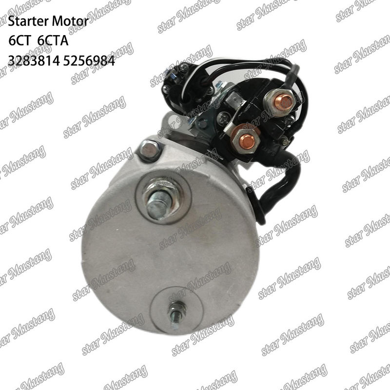 6CT 6CTA इंजन स्टार्टर मोटर 24V 12T 3283814 3415537 5256984 CUMMINS इंजन स्पेयर पार्ट्स के लिए