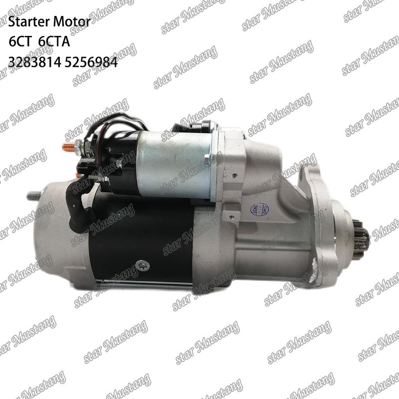 6CT 6CTA इंजन स्टार्टर मोटर 24V 12T 3283814 3415537 5256984 CUMMINS इंजन स्पेयर पार्ट्स के लिए