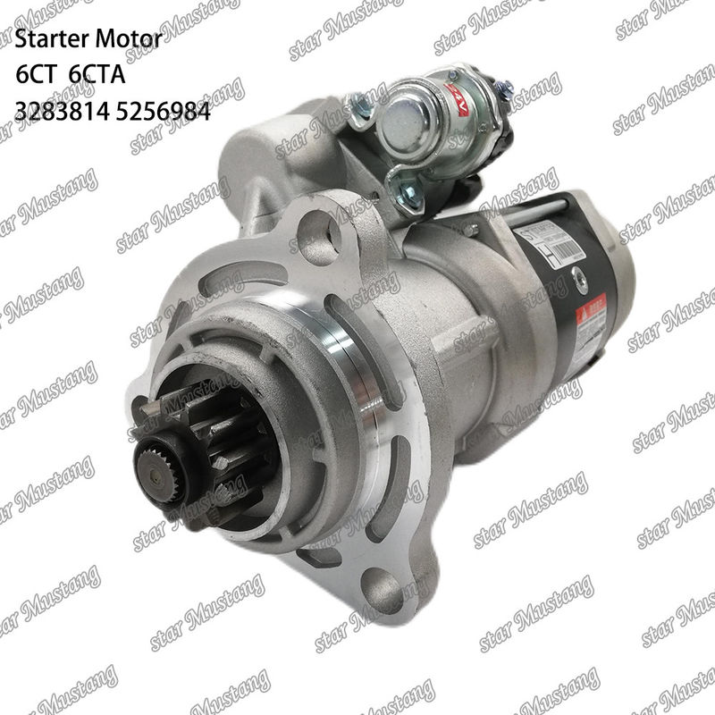 6CT 6CTA इंजन स्टार्टर मोटर 24V 12T 3283814 3415537 5256984 CUMMINS इंजन स्पेयर पार्ट्स के लिए