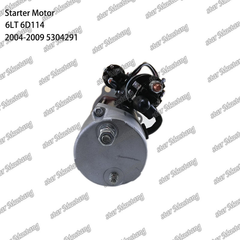 6LT 6D114 PC300-8 इंजन स्टार्टर मोटर 24V 12T 8.5KW 2004-2009 02T911023 5256984 5304291 CUMMINS इंजन स्पेयर पार्ट्स के लिए