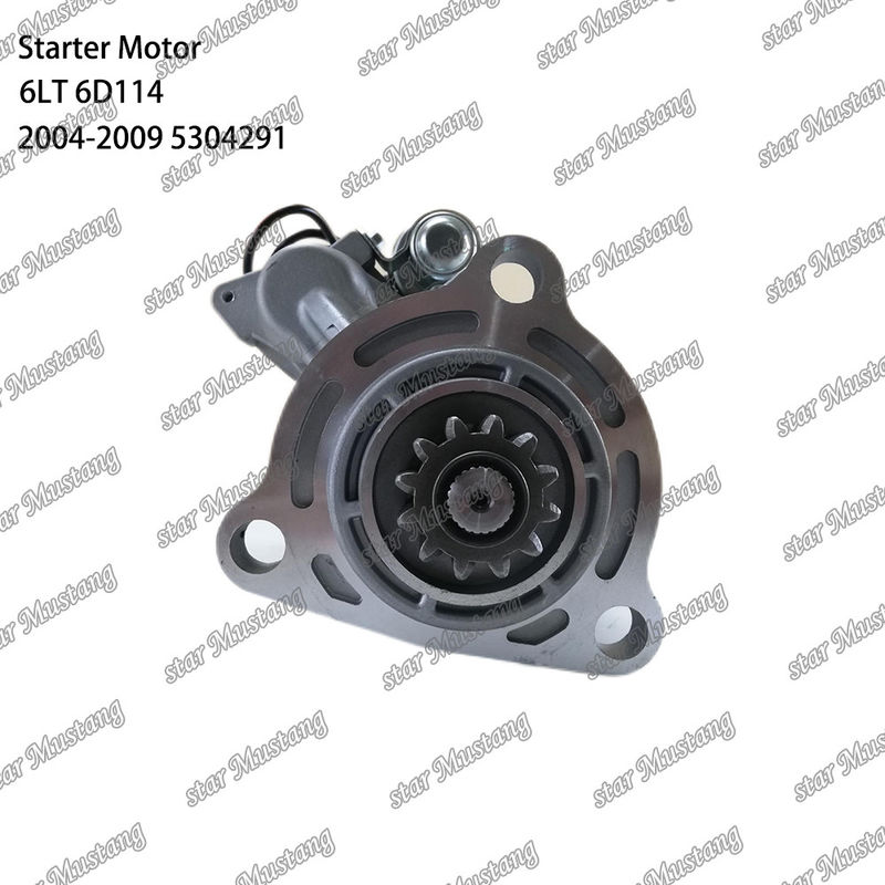 6LT 6D114 PC300-8 इंजन स्टार्टर मोटर 24V 12T 8.5KW 2004-2009 02T911023 5256984 5304291 CUMMINS इंजन स्पेयर पार्ट्स के लिए