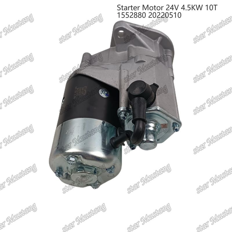 1552880 इंजन स्टार्टर मोटर 24V 4.5KW 10T 20220510 CUMMINS इंजन स्पेयर पार्ट्स के लिए