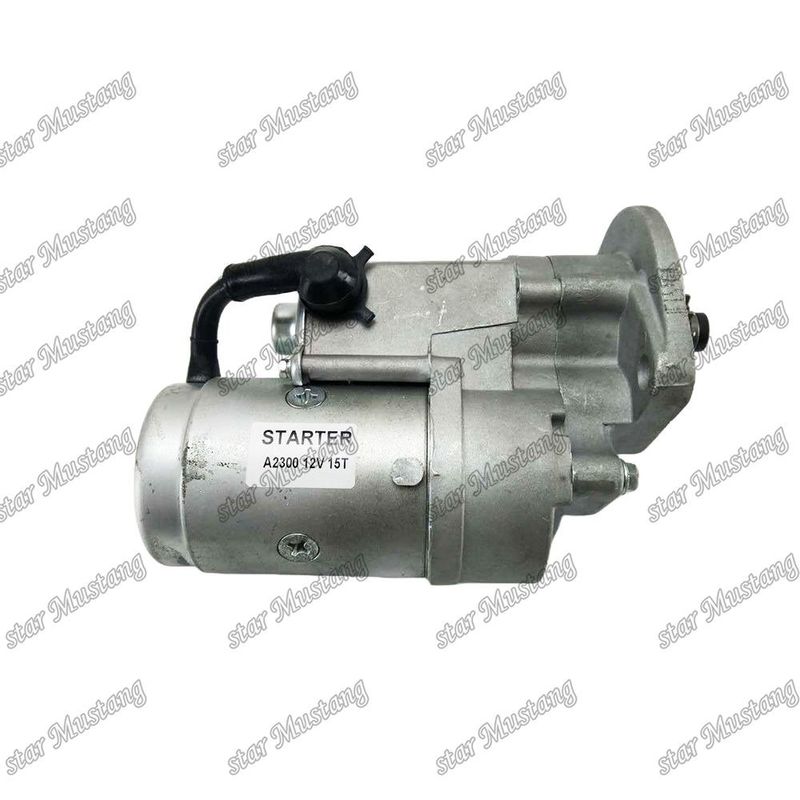 A2300 इंजन स्टार्टर मोटर 12V 15T 4900574 CUMMINS इंजन स्पेयर पार्ट्स के लिए