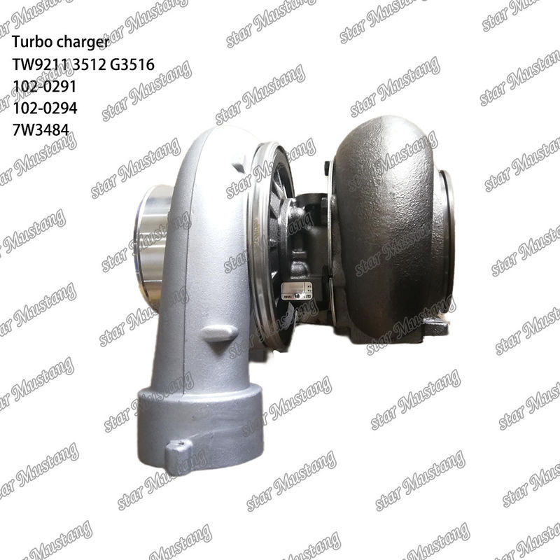 टर्बोचार्जर TW9211 3512 G3516 102-0291 102-0294 7W3484 इंटीग्रल स्ट्रक्चर के साथ इंजन पार्ट और 6 महीने