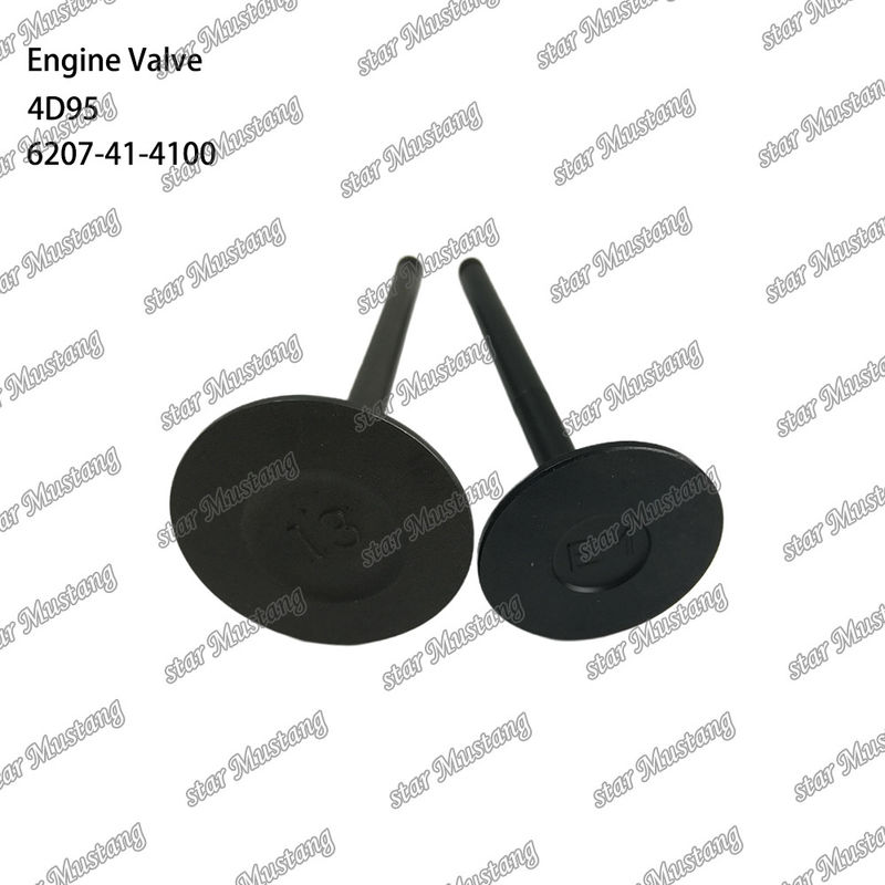 वाल्व 4D95 6207-41-4100 6207-41-4101 कोमात्सु इंजन स्पेयर पार्ट्स के लिए उपयुक्त