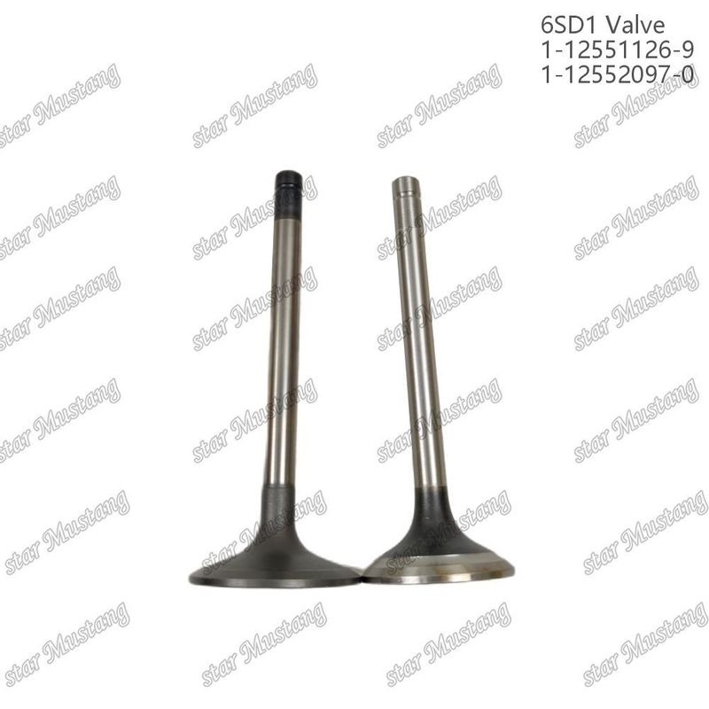वाल्व 6SD1 1-12551126-9 1-12552097-0 इसुजु इंजन स्पेयर पार्ट्स के लिए उपयुक्त