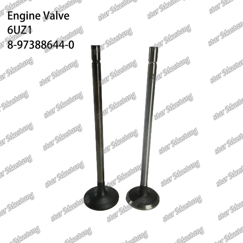 वाल्व 6UZ1 8-97388644-0 8-97388643-0 Isuzu इंजन स्पेयर पार्ट्स के लिए उपयुक्त
