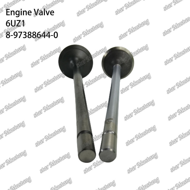 वाल्व 6UZ1 8-97388644-0 8-97388643-0 Isuzu इंजन स्पेयर पार्ट्स के लिए उपयुक्त
