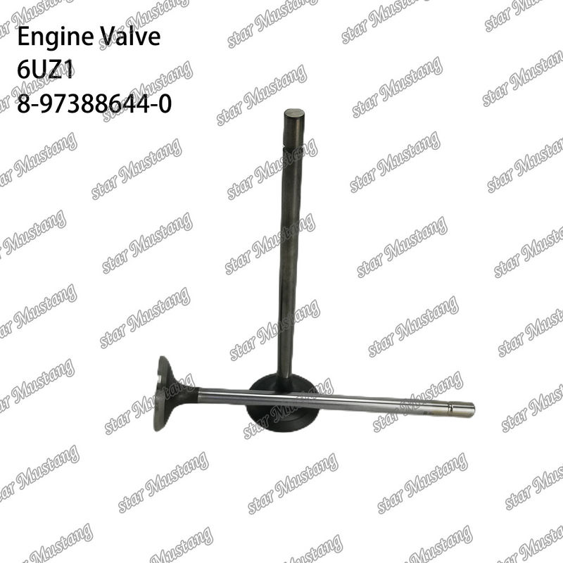 वाल्व 6UZ1 8-97388644-0 8-97388643-0 Isuzu इंजन स्पेयर पार्ट्स के लिए उपयुक्त