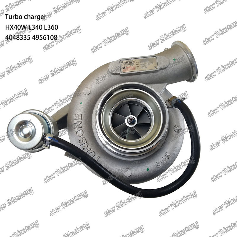 टर्बोचार्जर HX40W L340 L360 4048335 4956108 इंटीग्रल स्ट्रक्चर वाला इंजन पार्ट और 6 महीने