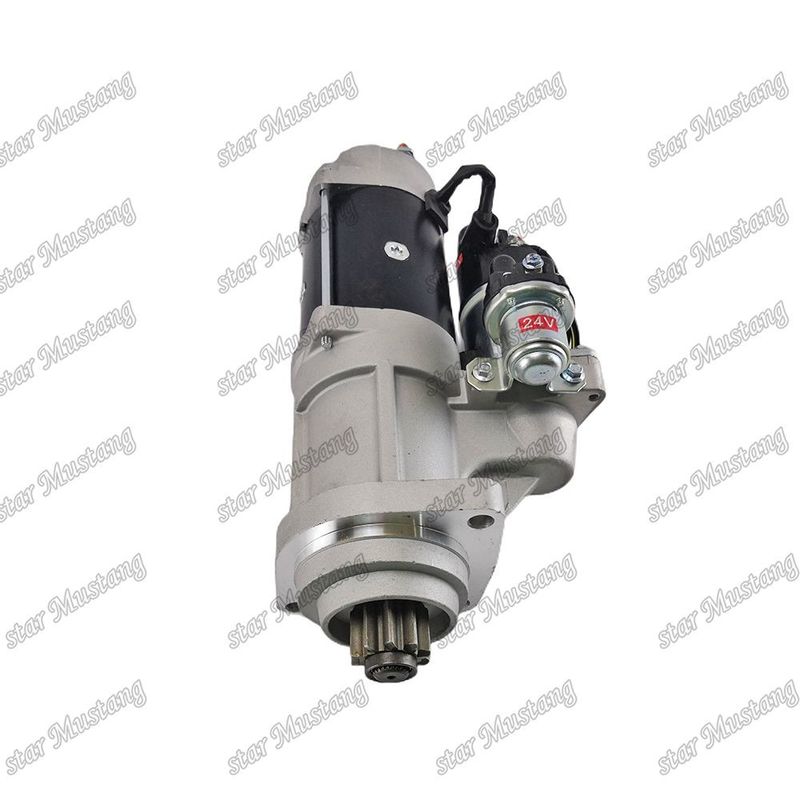 QSB6.7 R290-9 इंजन स्टार्टर मोटर 24V 10T 7.5KW For CUMMINS इंजन स्पेयर पार्ट्स
