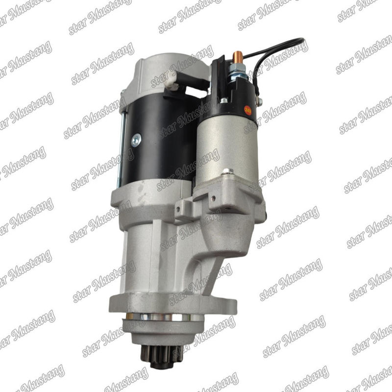 QSC8.3 इंजन स्टार्टर मोटर 12T 24V के लिए Cummins इंजन स्पेयर पार्ट्स