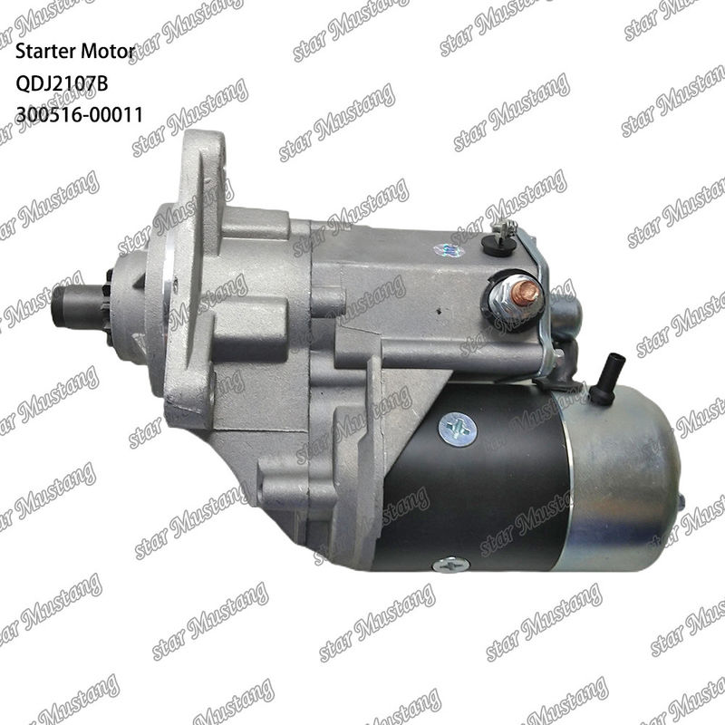 QDJ2107B इंजन स्टार्टर मोटर 300516-00011 24V 11T 4.5KW DOOSAN DAEWOO इंजन स्पेयर पार्ट्स के लिए