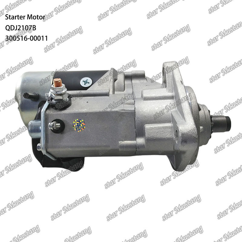 QDJ2107B इंजन स्टार्टर मोटर 300516-00011 24V 11T 4.5KW DOOSAN DAEWOO इंजन स्पेयर पार्ट्स के लिए