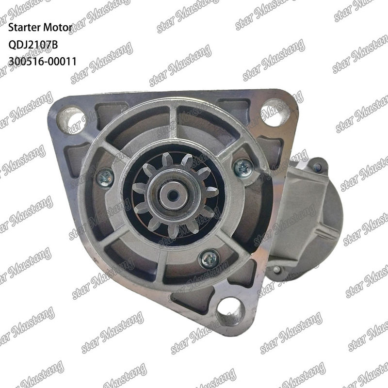 QDJ2107B इंजन स्टार्टर मोटर 300516-00011 24V 11T 4.5KW DOOSAN DAEWOO इंजन स्पेयर पार्ट्स के लिए