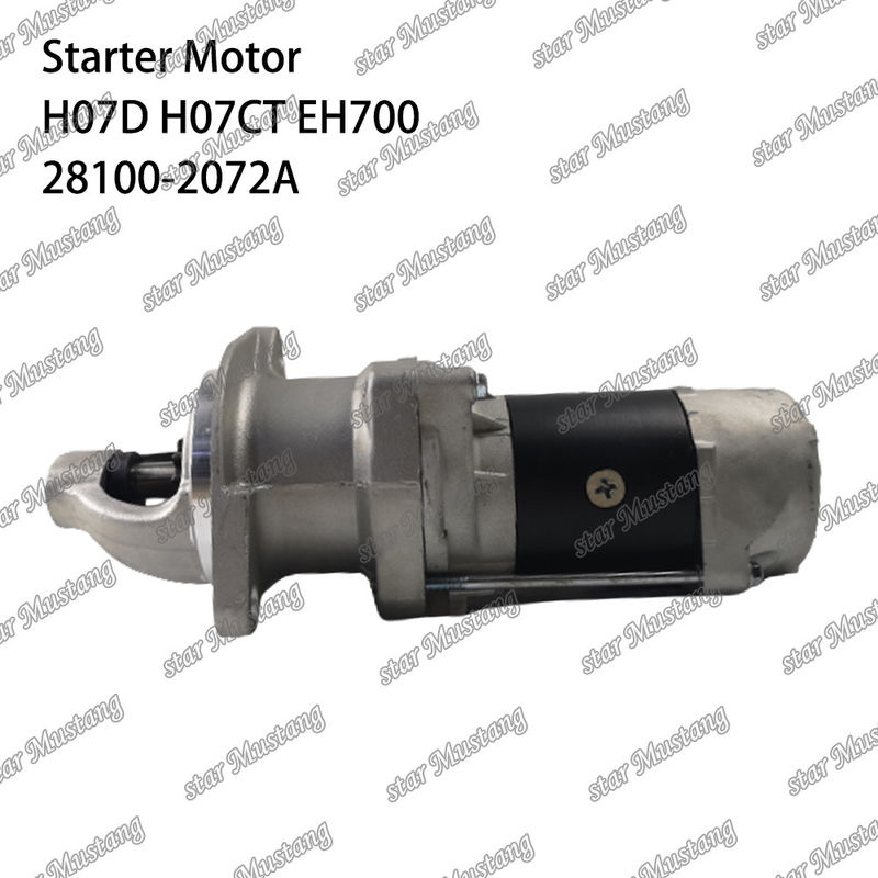H07D H07CT EH700 EX220-5 इंजन स्टार्टर मोटर 24V 11T 5.5KW 28100-2072A 28100-1443A 28100-2271 HINO इंजन स्पेयर पार्ट्स के लिए