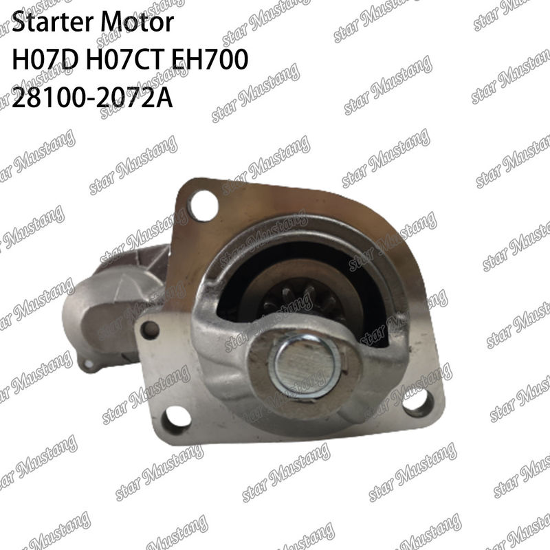 H07D H07CT EH700 EX220-5 इंजन स्टार्टर मोटर 24V 11T 5.5KW 28100-2072A 28100-1443A 28100-2271 HINO इंजन स्पेयर पार्ट्स के लिए