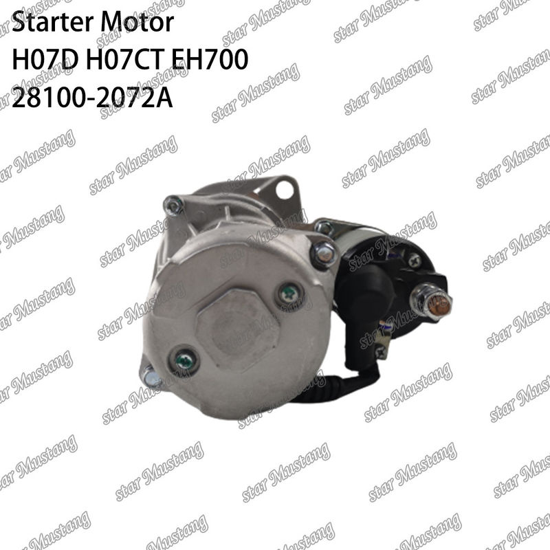 H07D H07CT EH700 EX220-5 इंजन स्टार्टर मोटर 24V 11T 5.5KW 28100-2072A 28100-1443A 28100-2271 HINO इंजन स्पेयर पार्ट्स के लिए