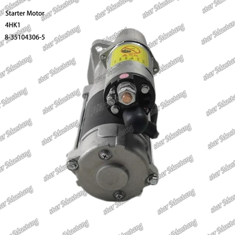 4HK1 इंजन स्टार्टर मोटर 8-35104306-5 24V 13T 5.5KW ISUZU इंजन स्पेयर पार्ट्स के लिए