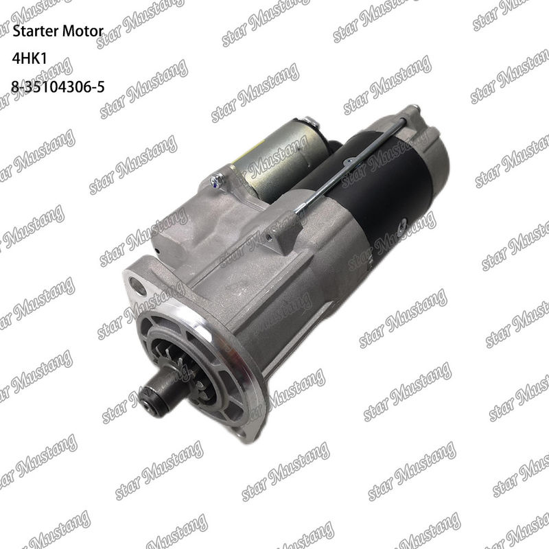 4HK1 इंजन स्टार्टर मोटर 8-35104306-5 24V 13T 5.5KW ISUZU इंजन स्पेयर पार्ट्स के लिए