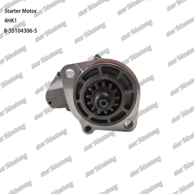 4HK1 इंजन स्टार्टर मोटर 8-35104306-5 24V 13T 5.5KW ISUZU इंजन स्पेयर पार्ट्स के लिए
