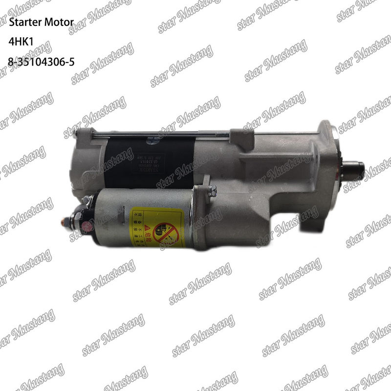 4HK1 इंजन स्टार्टर मोटर 8-35104306-5 24V 13T 5.5KW ISUZU इंजन स्पेयर पार्ट्स के लिए