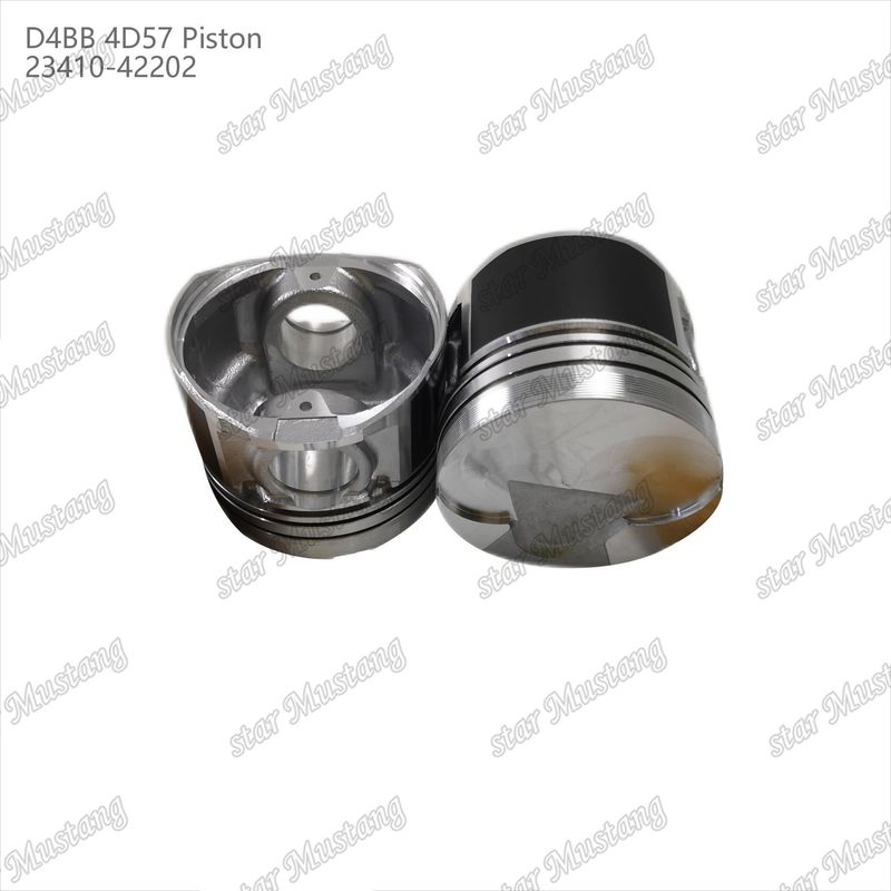 उच्च स्थायित्व डीजल इंजन पिस्टन के लिए D4BB 4D57 23410-42202 हल्के और टिकाऊ