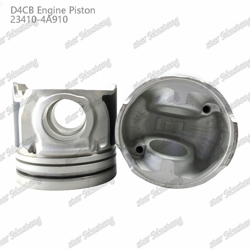 हल्के वजन पिस्टन D4CB 52mm मध्यम प्रवाह दर के लिए दहन कक्ष 23410-4A910