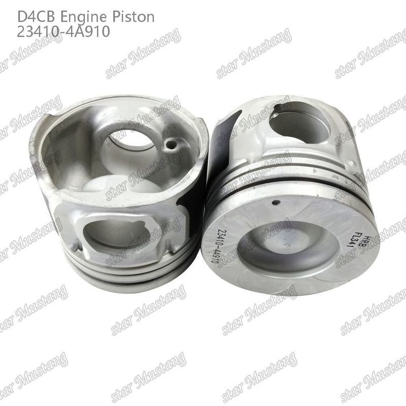 हल्के वजन पिस्टन D4CB 52mm मध्यम प्रवाह दर के लिए दहन कक्ष 23410-4A910
