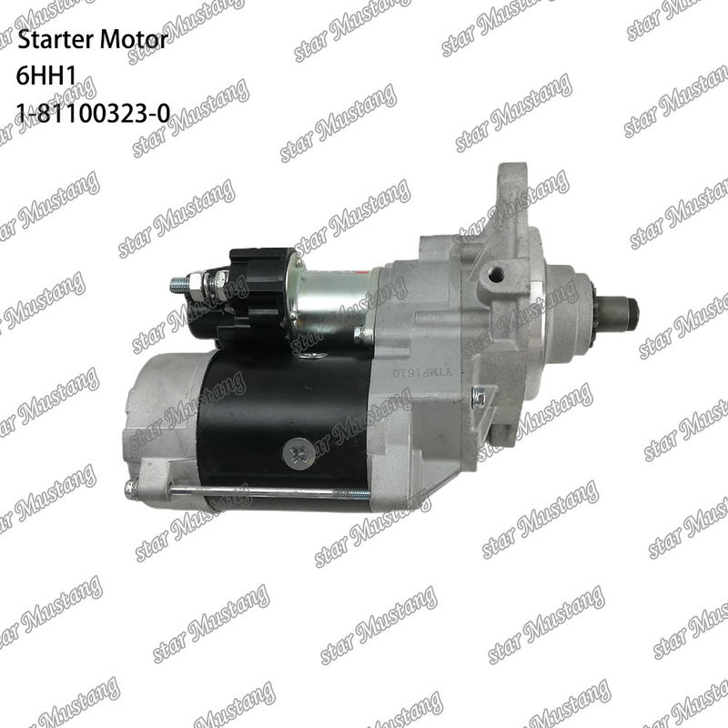 स्थिति 6HH1 इंजन स्टार्टर मोटर 11T 24V 5.0KW 1-81100323-0 1-81100307-0 ISUZU इंजन स्पेयर पार्ट्स के लिए