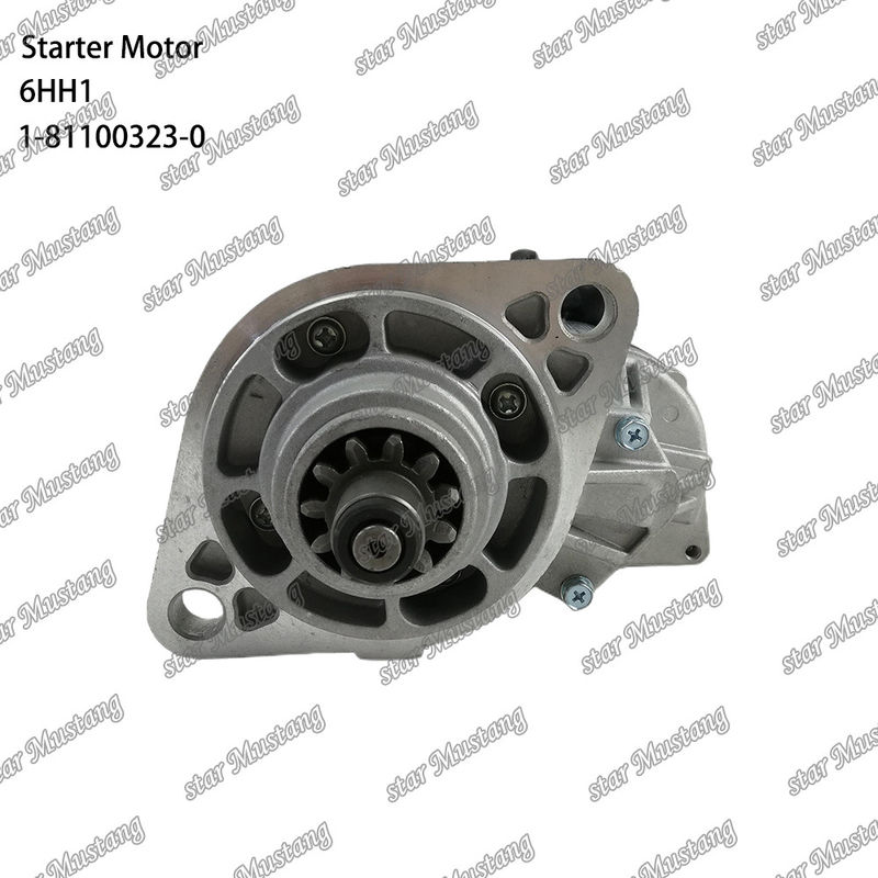 स्थिति 6HH1 इंजन स्टार्टर मोटर 11T 24V 5.0KW 1-81100323-0 1-81100307-0 ISUZU इंजन स्पेयर पार्ट्स के लिए