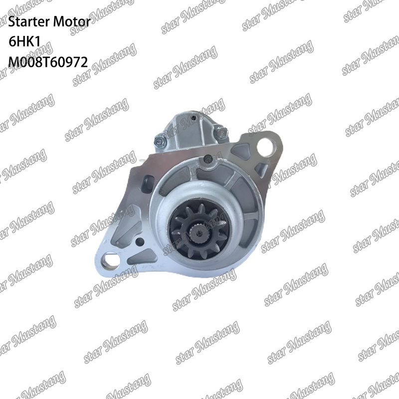 6HK1 इंजन स्टार्टर मोटर 24V 5.0KW 11T M008T60972 898060-8540 ISUZU इंजन स्पेयर पार्ट्स के लिए