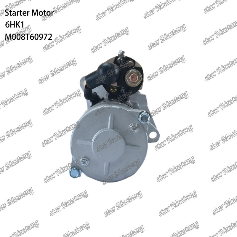 6HK1 इंजन स्टार्टर मोटर 24V 5.0KW 11T M008T60972 898060-8540 ISUZU इंजन स्पेयर पार्ट्स के लिए