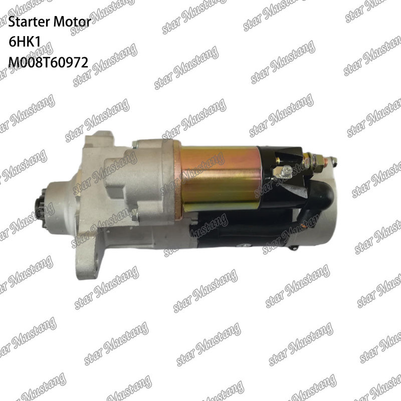 6HK1 इंजन स्टार्टर मोटर 24V 5.0KW 11T M008T60972 898060-8540 ISUZU इंजन स्पेयर पार्ट्स के लिए