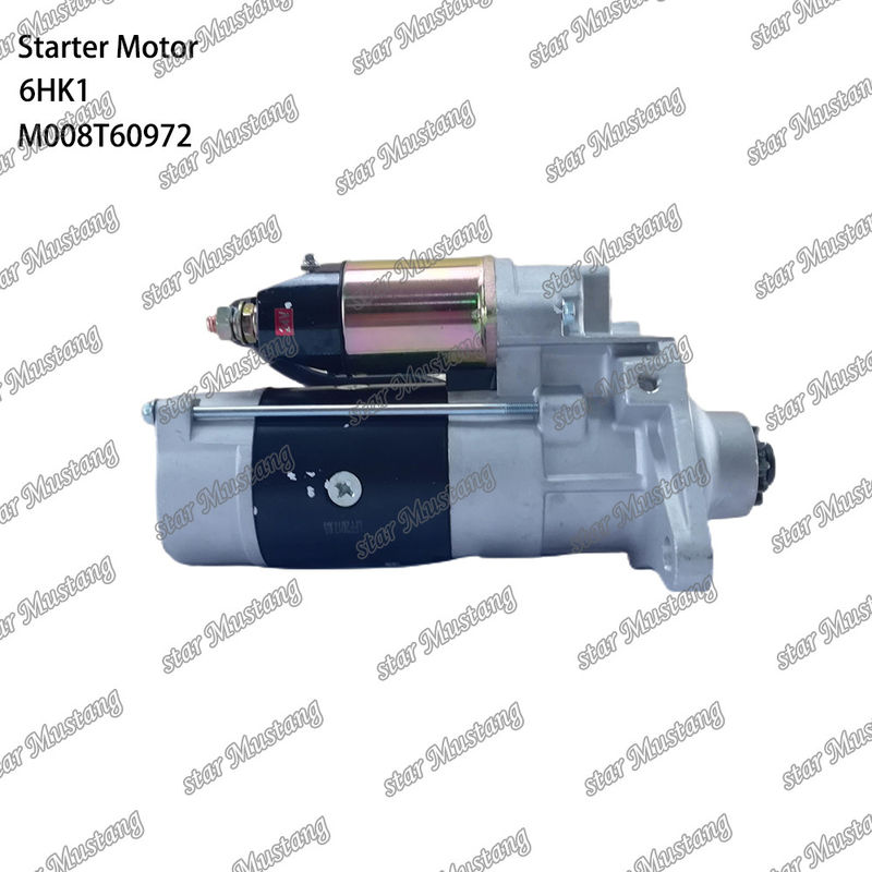6HK1 इंजन स्टार्टर मोटर 24V 5.0KW 11T M008T60972 898060-8540 ISUZU इंजन स्पेयर पार्ट्स के लिए