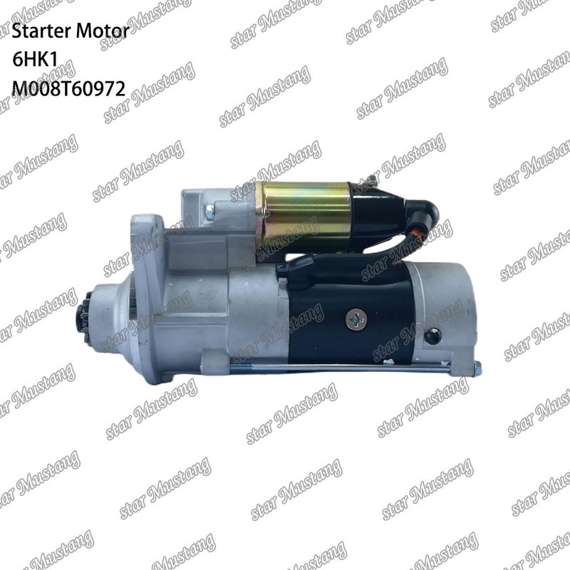 6HK1 इंजन स्टार्टर मोटर 24V 5.0KW 11T M008T60972 898060-8540 ISUZU इंजन स्पेयर पार्ट्स के लिए