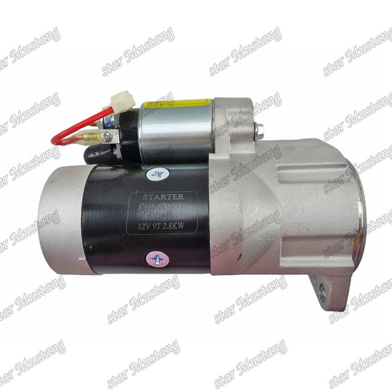 4D106 4TNE94 इंजन स्टार्टर मोटर 12V 9T 2.8KW R60-7 YANMAR इंजन स्पेयर पार्ट्स के लिए
