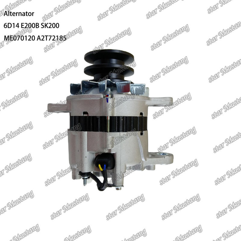 अल्टरनेटर 6D14 E200B SK200 24V 35A ME070120 A2T70772 A2T72185 Mitsubishi इंजन स्पेयर पार्ट्स के लिए उपयुक्त