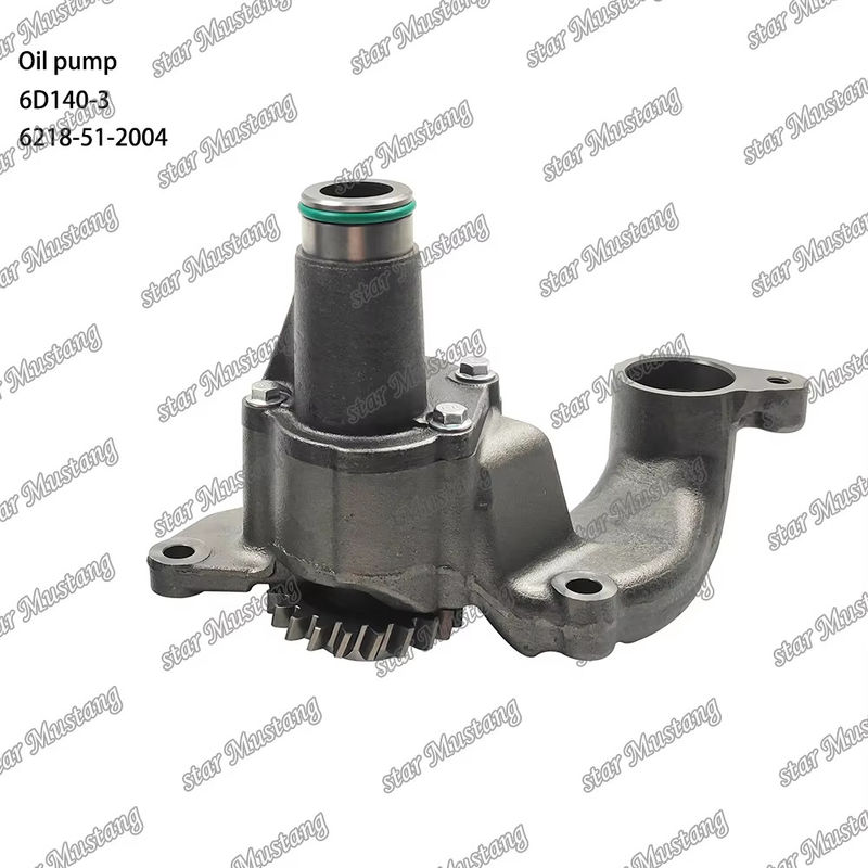 मूल तेल पंप 6D140-3 6218-51-2004 Mitsubishi इंजन स्पेयर पार्ट्स के लिए उपयुक्त