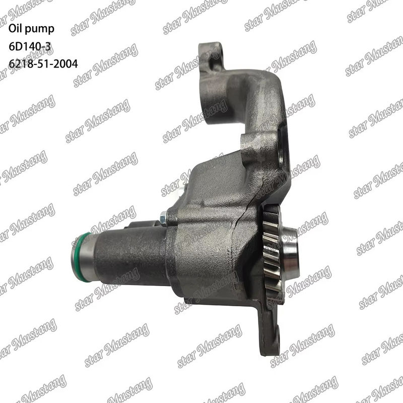 मूल तेल पंप 6D140-3 6218-51-2004 Mitsubishi इंजन स्पेयर पार्ट्स के लिए उपयुक्त