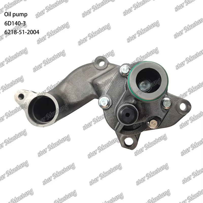 मूल तेल पंप 6D140-3 6218-51-2004 Mitsubishi इंजन स्पेयर पार्ट्स के लिए उपयुक्त