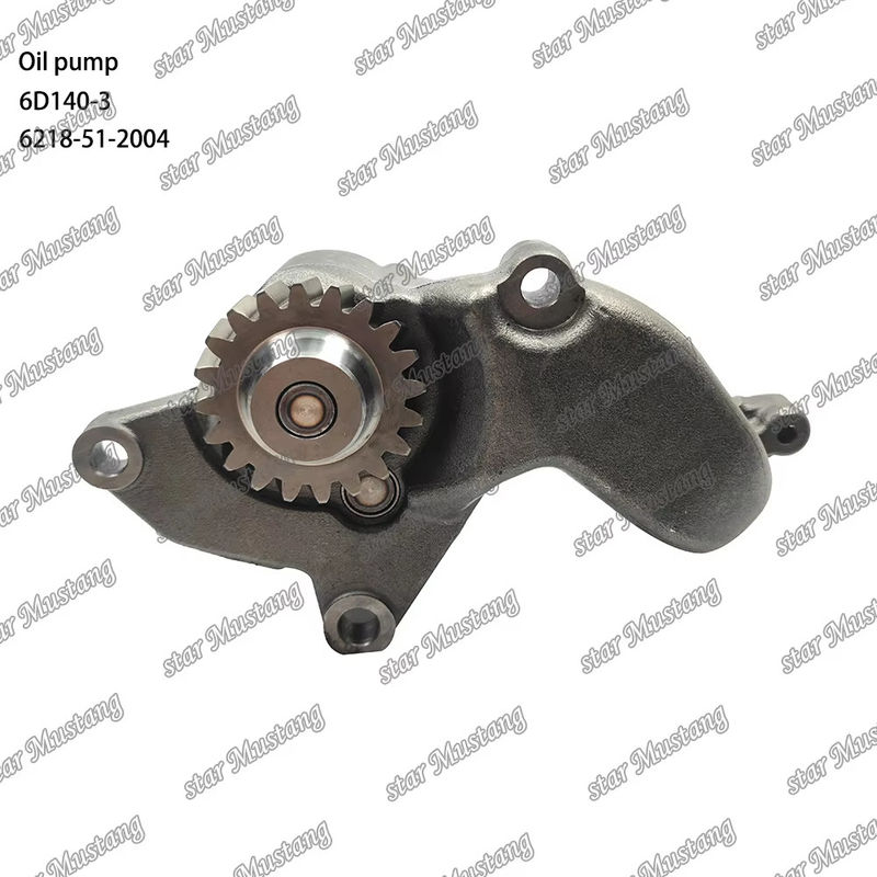 मूल तेल पंप 6D140-3 6218-51-2004 Mitsubishi इंजन स्पेयर पार्ट्स के लिए उपयुक्त