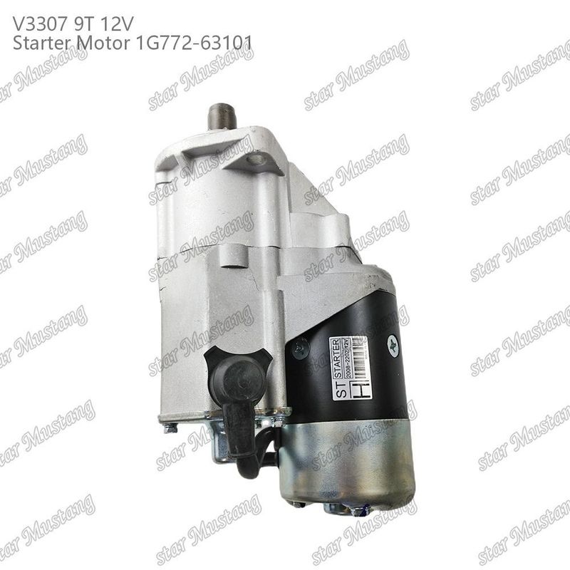 स्टार्टर मोटर V3307 9T 12V 1G772-63101 कुबोटा इंजन पार्ट्स के लिए उपयुक्त