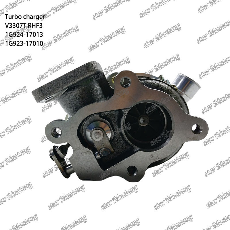 टर्बोचार्जर V3307T 1G924-17013 RHF3 1G923-17010 कुबोटा इंजन भागों के लिए उपयुक्त